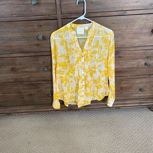 Maeve Anthropologie summery boho blouse.